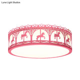 Modern Acrylic Flush Mount Ceiling Light: Perfect For Kid’s Bedroom