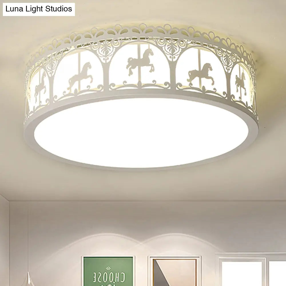 Modern Acrylic Flush Mount Ceiling Light: Perfect For Kid’s Bedroom