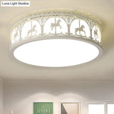 Modern Acrylic Flush Mount Ceiling Light: Perfect For Kid’s Bedroom