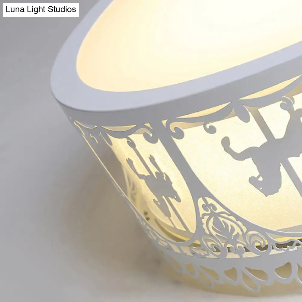 Modern Acrylic Flush Mount Ceiling Light: Perfect For Kid’s Bedroom