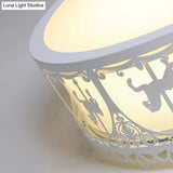 Modern Acrylic Flush Mount Ceiling Light: Perfect For Kid’s Bedroom