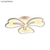Modern Acrylic Flush Mount Flower Ceiling Lamp Available In 3/4/5-Light Options Warm/White/Natural