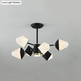 Modern Acrylic Gemstone Shaped Led Chandelier Pendant Light For Dining Room