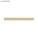 Modern Acrylic Led Bathroom Vanity Lighting Fixture In Warm/White Light 16/19.5/23.5 Wide