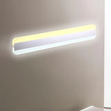 Modern Acrylic Led Bathroom Vanity Mirror Light With Reflector - 31.5/39/47 Wide White / 31.5