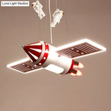 Modern Acrylic Led Satellite Chandelier: Illuminate Your Childs Room With Hanging Astronaut Decor