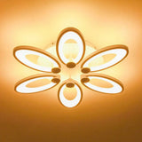 Modern Acrylic Led Semi Flush Mount Ceiling Light - Ideal For Living Room 6 / White Warm
