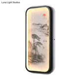 Modern Acrylic Pine Tree Led Wall Light In Black For Guest Room Décor