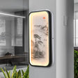 Modern Acrylic Pine Tree Led Wall Light In Black For Guest Room Décor / A
