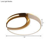 Modern Acrylic Round Ceiling Lights - 16’/19.5’/23.5’ Warm/White Indoor Lighting