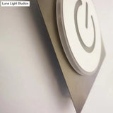 Modern Acrylic Square Led Wall Light: Study Room Sconce In White