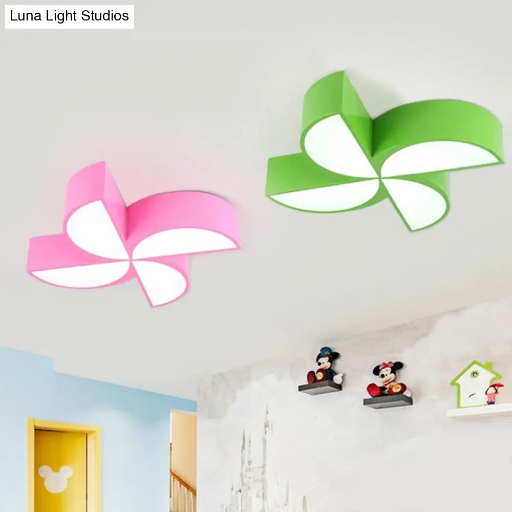Modern Acrylic Toy Windmill Ceiling Light: Perfect For Game Rooms And Hallways