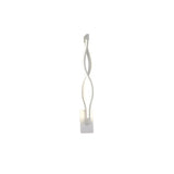 Modern Acrylic Twist Wall Light Sconce In Black/White - Neutral/Warm/White