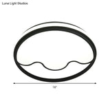 Modern Animal Paw Led Flush Mount Ceiling Light For Study Room - Eye - Caring & Acrylic Lamp