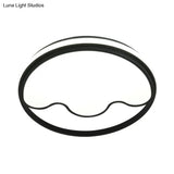 Modern Animal Paw Led Flush Mount Ceiling Light For Study Room - Eye - Caring & Acrylic Lamp