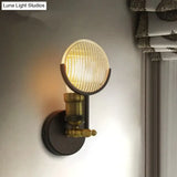 Modern Art Deco Glass Led Wall Lamp Sconce For Bedroom Foyer Lighting Corridor Luminaire E27 Light