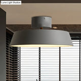 Modern Barn Semi Mount Lighting: Rotatable Ceiling Light Fixture With White/Green Acrylic Diffuser
