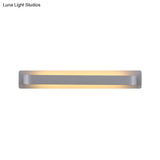Modern Black/Gray/White Led Linear Wall Sconce For Living Room Décor