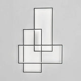 Modern Black Traverse Wall Sconce - 20.5/30 Wide Acrylic Light In Warm/White / 20.5 White
