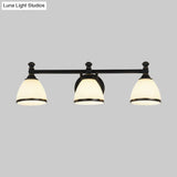 Modern Black Vanity Sconce - Elegant Shower Room Wall Lighting Solution
