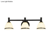 Modern Black Vanity Sconce - Elegant Shower Room Wall Lighting Solution