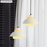 Modern Black/White Flared Shade Pendant Lamp: Macaron Stylish 1 Light Metallic Lighting For Dining