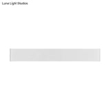 Modern Black/White Led Wall Lamp With Rectangular Metal Shade - Great Room Sconce Fixture