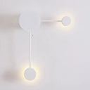Modern Black/White Sputnik Led Wall Sconce Light Fixture With Acrylic Lamp Shades - 2/3/6 Lights In