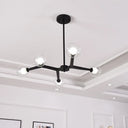 Modern Bubble Glass Ceiling Chandelier With 5/9 Lights - Elegant Luminaire Lighting In Black/Gold 5