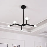 Modern Bubble Glass Ceiling Chandelier With 5/9 Lights - Elegant Luminaire Lighting In Black/Gold 5