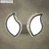 Modern Chrome Wall Sconce With Clear Crystal Led For Leaf Bedroom
