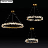 Modern Circle Chandelier With Led Suspension Light For Dining Room - Elegant Minimalistic Design