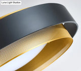 Modern Circular Led Ceiling Light With Domed Diffuser And Mesh Screen
