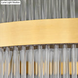 Modern Clear Crystal Pendant Led Suspension Lamp For Dining Table