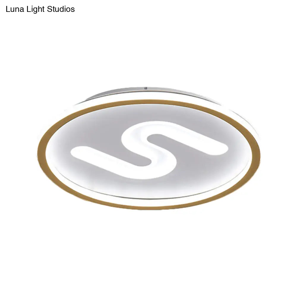 Modern Clear Glass Round Flush Mount With 9 Lights In Black/Gold And Warm/White - 16’/19.5’ Width