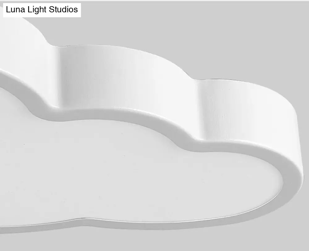 Modern Cloud Acrylic Led Flush Ceiling Light For Bedroom
