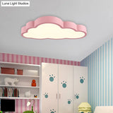 Modern Cloud Acrylic Led Flush Ceiling Light For Bedroom