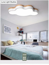 Modern Cloud Flush Mount Acrylic Ceiling Light For Bedroom