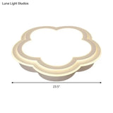 Modern Cloud Led Ceiling Light In White For Foyer