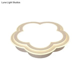 Modern Cloud Led Ceiling Light In White For Foyer