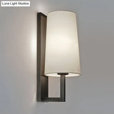 Modern Cone Wall Sconce In Chrome For Bedside Lighting