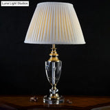 Modern Conical Shade Table Lamp For Study - Sleek Grey Desk Light With Fabric & 1 Bulb