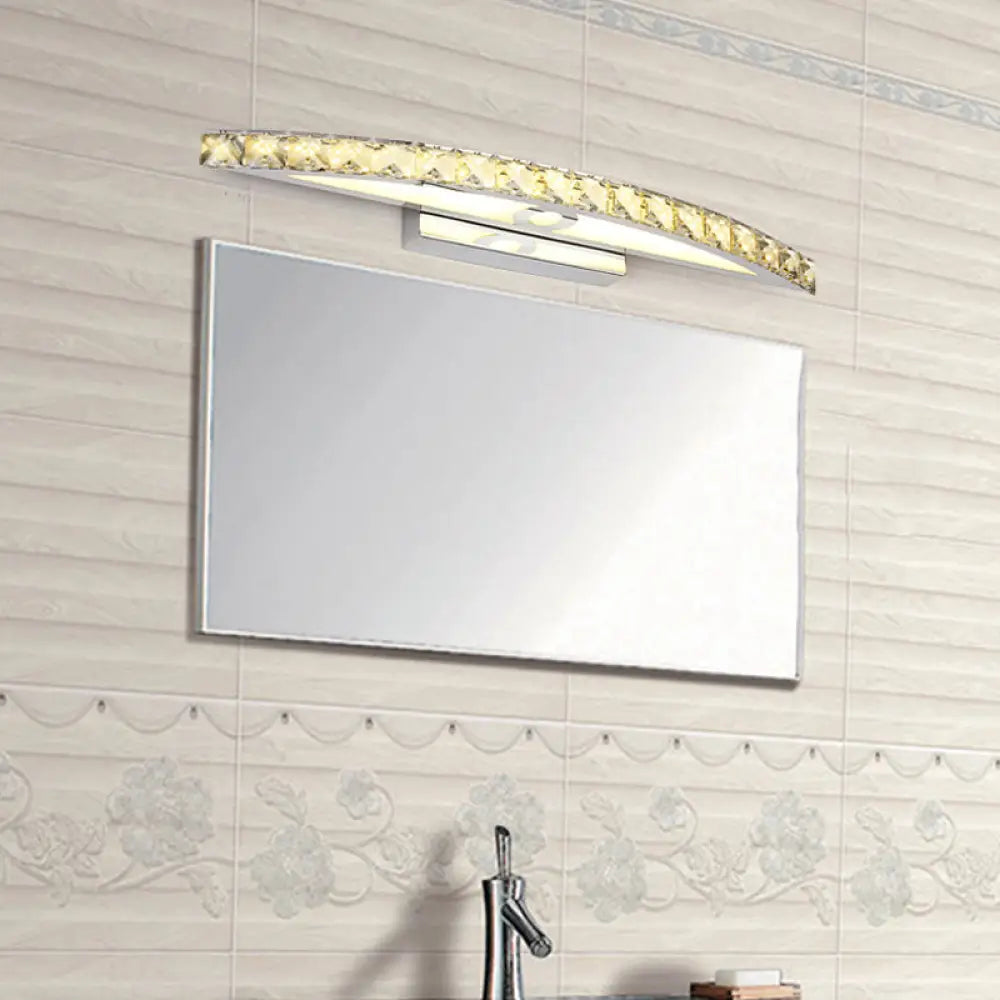 Modern Crystal Bow Wall Sconce In Clear/Champagne 17-27.5 Wide Champagne / 17