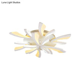 Modern Dandelion Flush Mount Light - Acrylic Ceiling Fixture With 3/5/9 Lights For Living Room In
