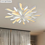 Modern Dandelion Flush Mount Light - Acrylic Ceiling Fixture With 3/5/9 Lights For Living Room In