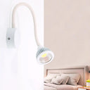 Modern Dome Aluminum Led Wall Sconce Light With Adjustable Warm/White Lighting - Switch Optional