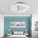 Modern Energy - Saving Led Ceiling Mount Light For Adult Bedroom White / Warm
