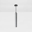 Modern Geometric Resin Hanging Lamp For Bedroom - Stylish Ceiling Lighting With 1 Bulb Light Gray