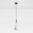 Modern Geometric Resin Hanging Lamp For Bedroom - Stylish Ceiling Lighting With 1 Bulb White