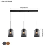 Modern Glass Bell Pendant Lamp For Stylish Bedroom Ceiling